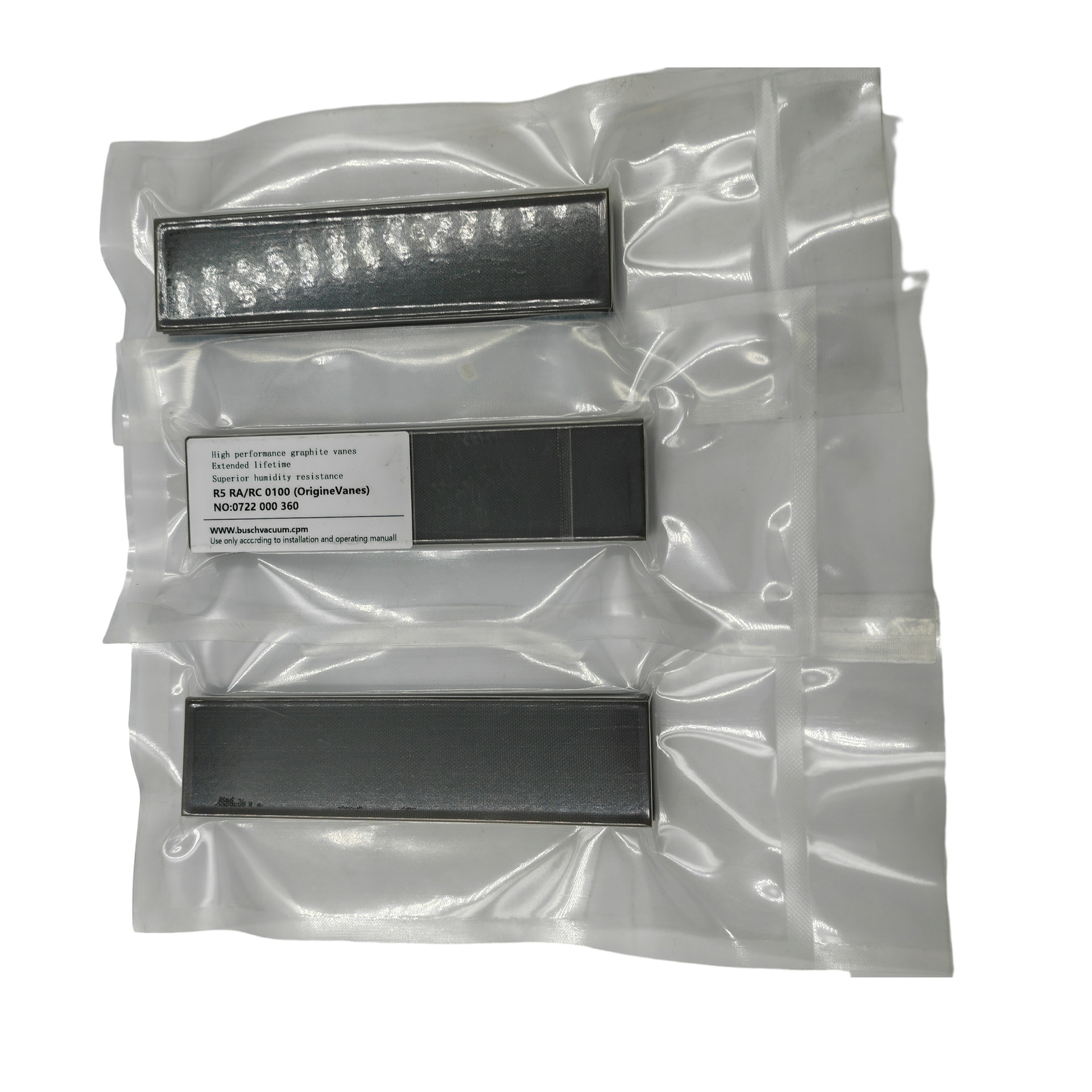 0722500122 Originele Busch Set van 4 Vacuüm Schoepen