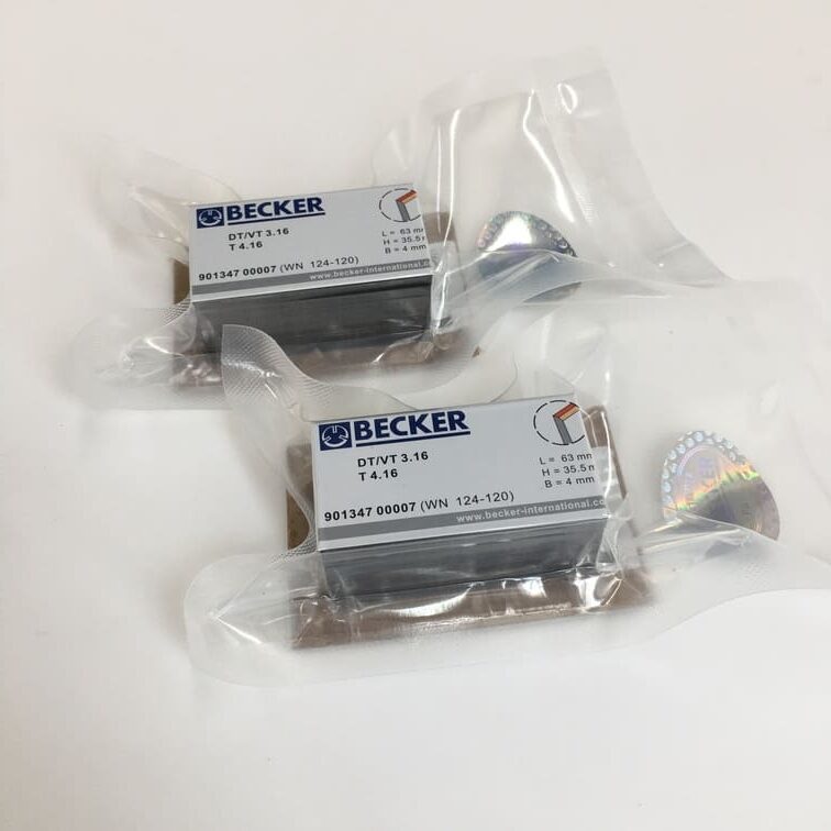 90134700007 | WN 124-120 Set originale Becker di 7 palette