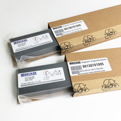 Set of 5 Vanes fit Becker 90136701005 | WN 124-196