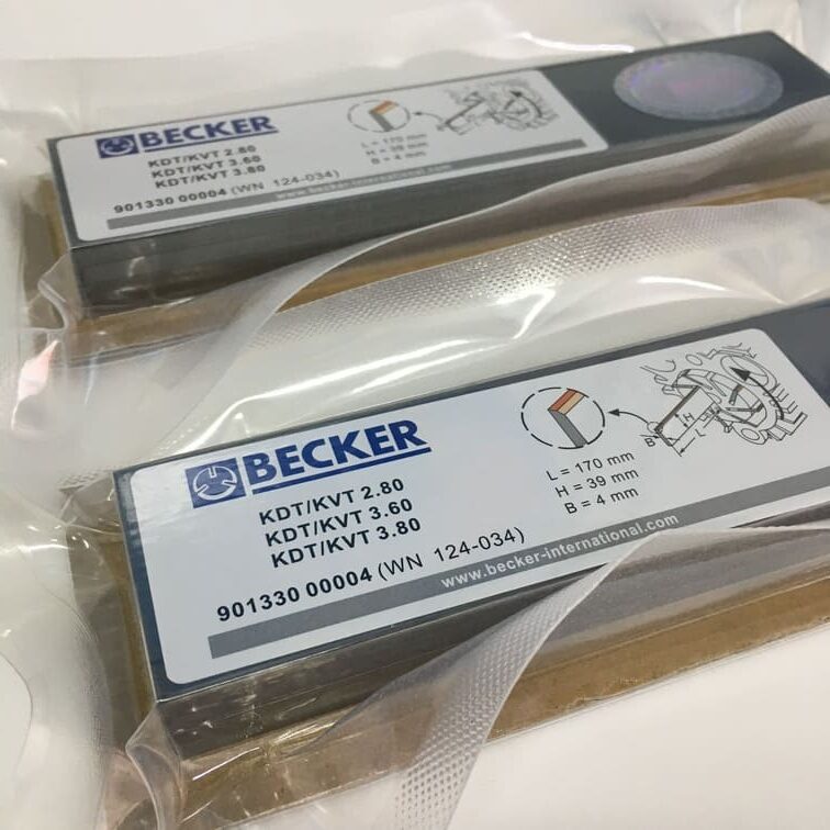 90133000004｜WN124-034  Original Becker Set of 4 Vacuum Vanes